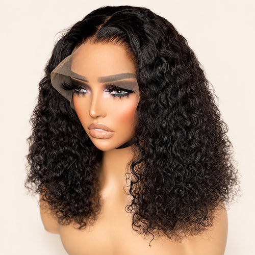 Perruque bouclée lace 5x5 en cheveux naturels