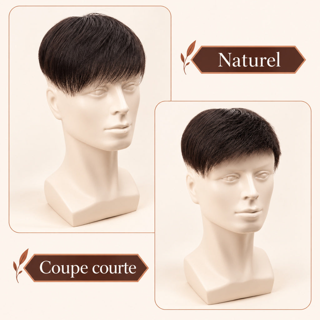 Complément capillaire homme – coupe courte